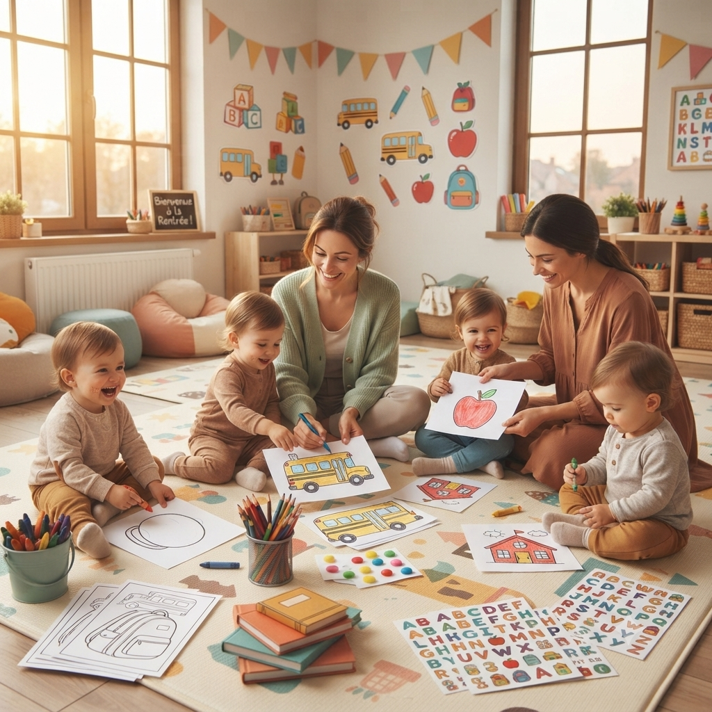 Atelier Coloriage de la rentrée – La Méz'on, Mézières-sur-Couesnon